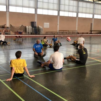 L'équipe de volley assis en force au Haillan
