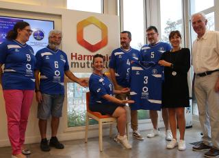 Harmonie Mutuelle soutient la section volley assis du CMVB