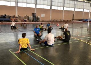 L'équipe de volley assis en force au Haillan